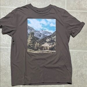 Old Navy Men's Mountain Graphic Tee - Brown